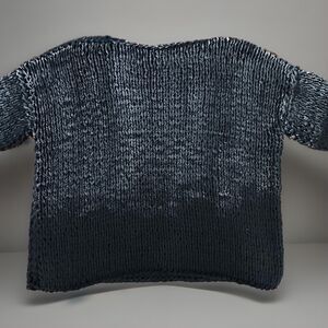 Anarkh Women M Black Porter Sweater Hand Painted Made In USA Recycled Cotton